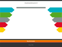 Tablet Screenshot of musicanelcuore.it
